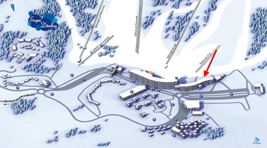Appart T2 A Superdevoluy Au Pied De Piste Extérieur photo